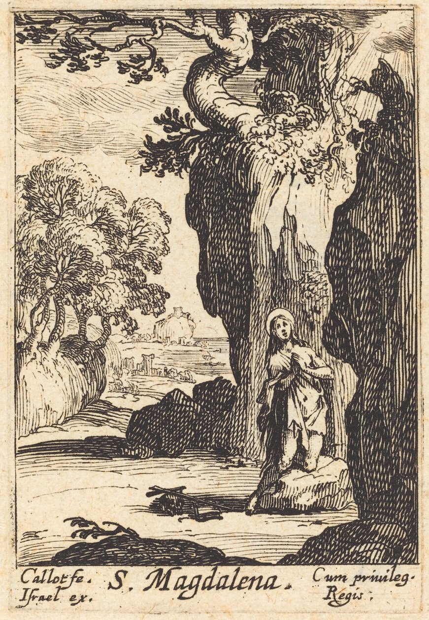 Heilige Maria Magdalena von Jacques Callot