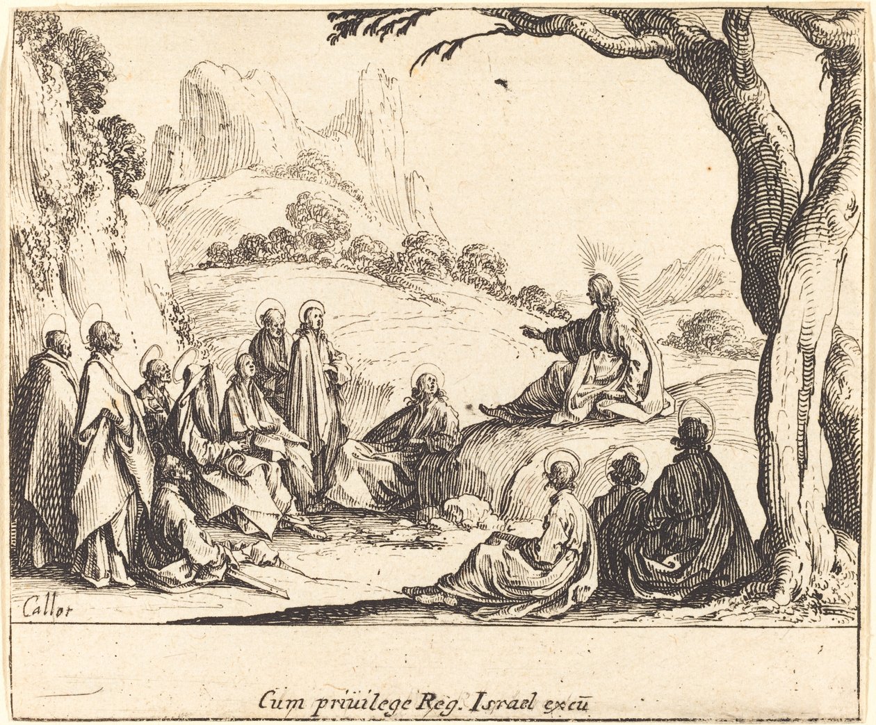 Die Bergpredigt von Jacques Callot