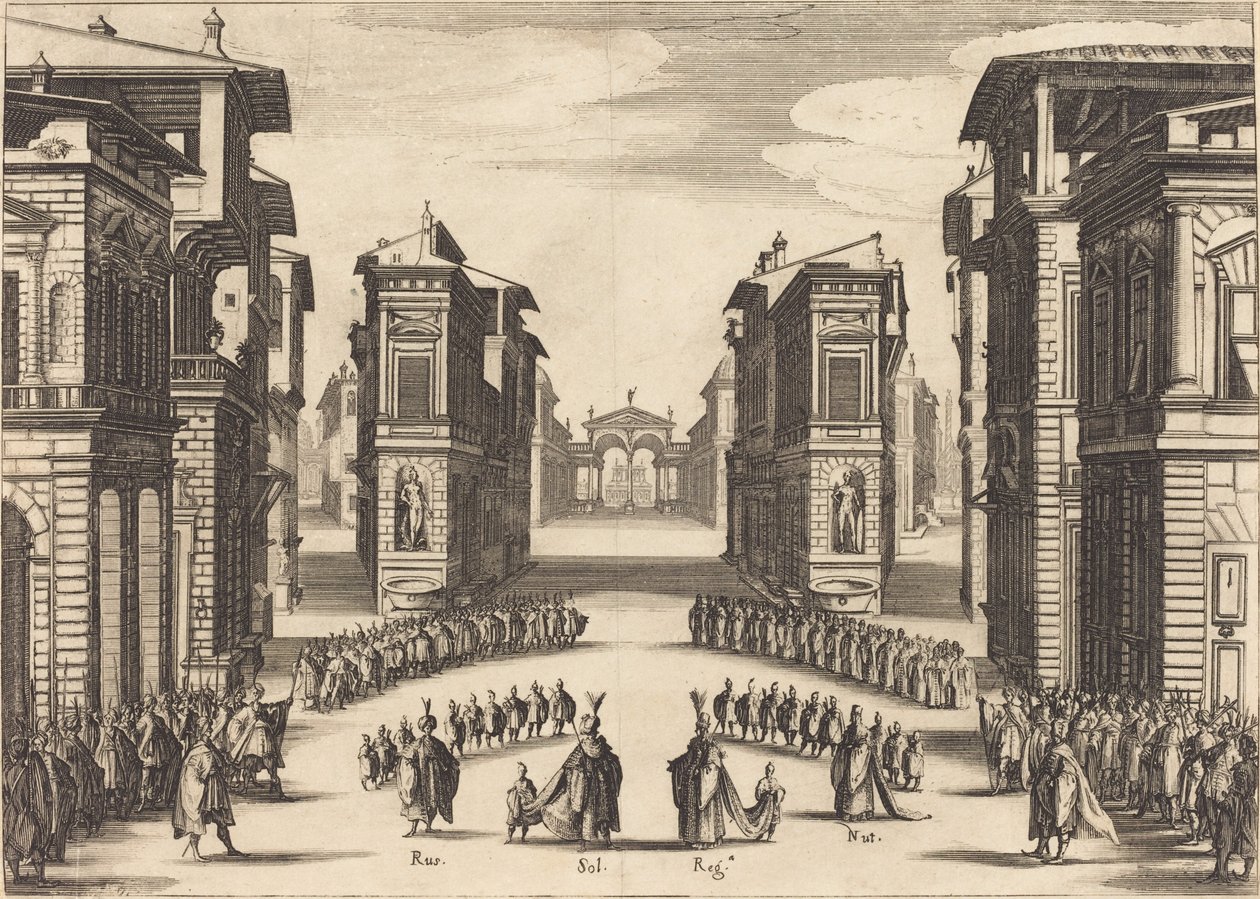 Solimano, Akt II von Jacques Callot
