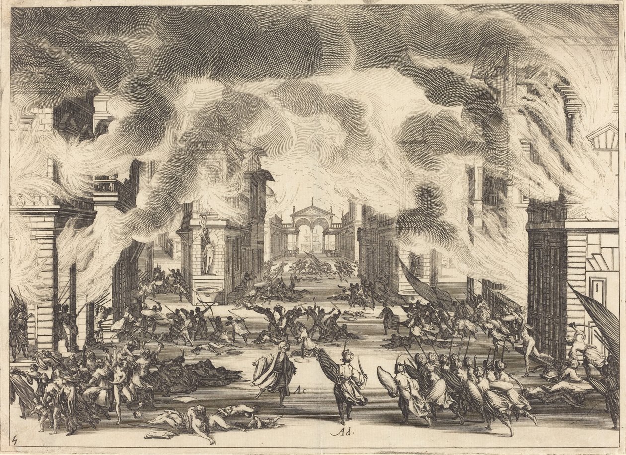Solimano, Akt V von Jacques Callot