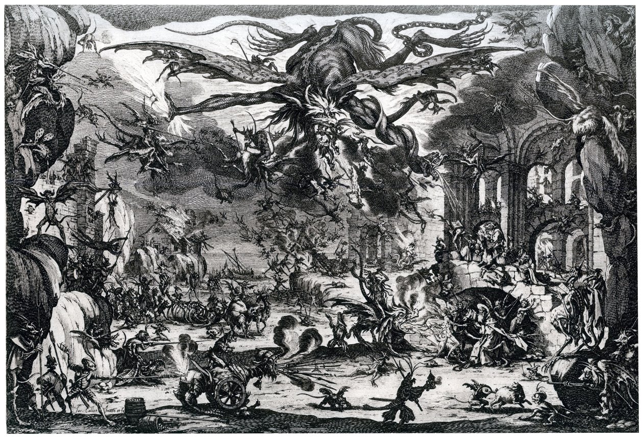 Versuchung des Heiligen Antonius von Jacques Callot