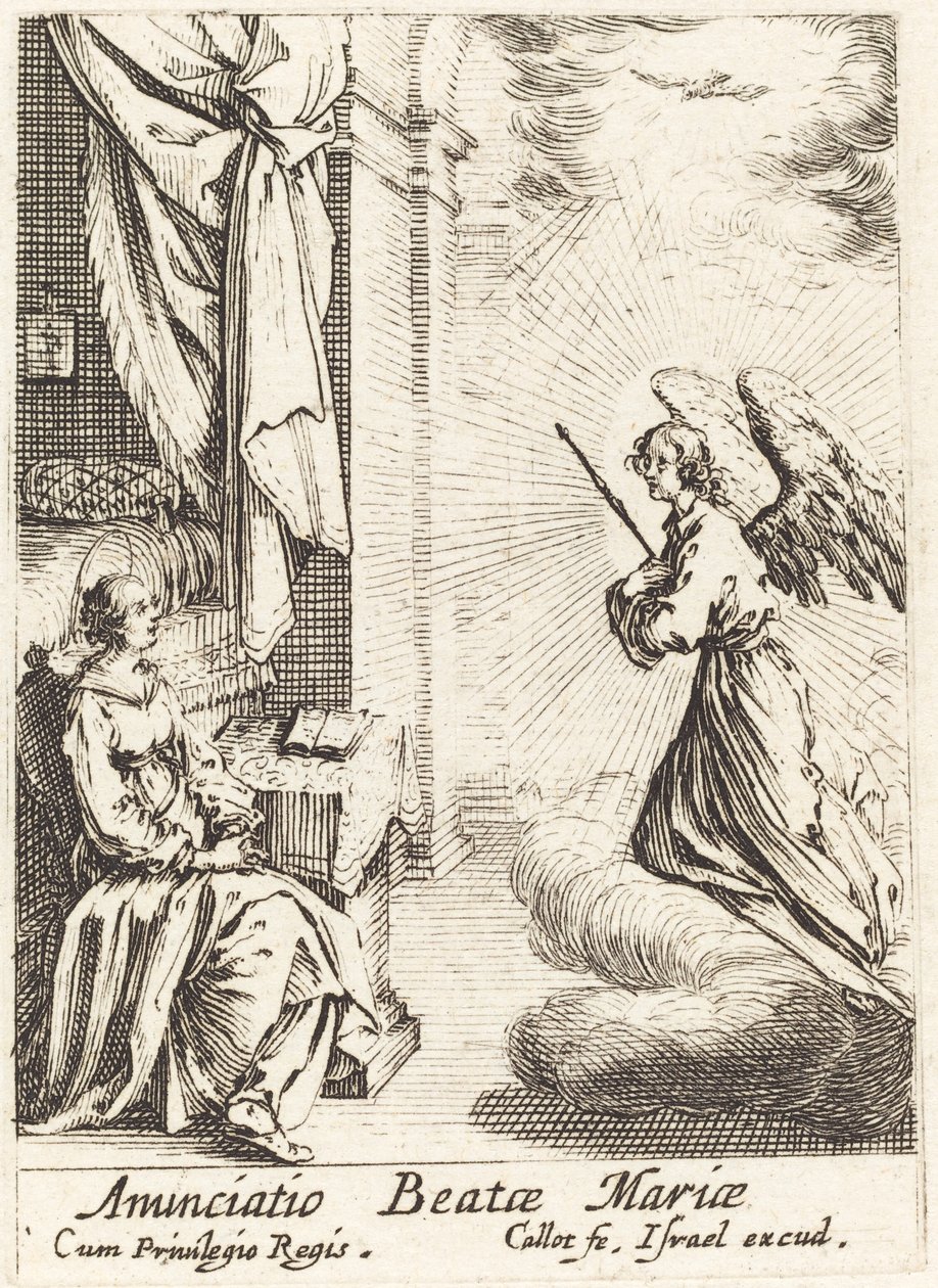 Die Verkündigung von Jacques Callot