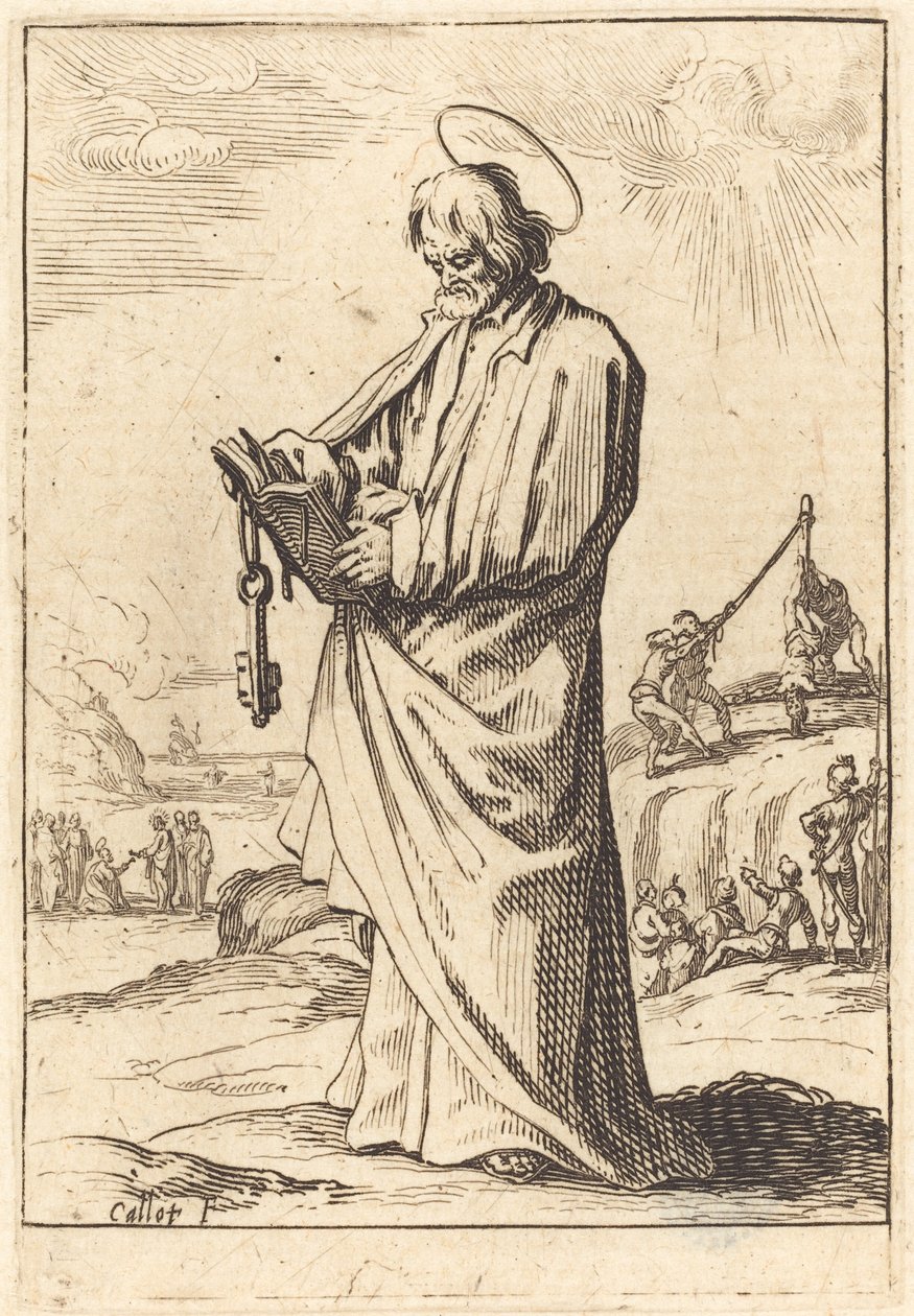 Der Apostel Petrus von Jacques Callot