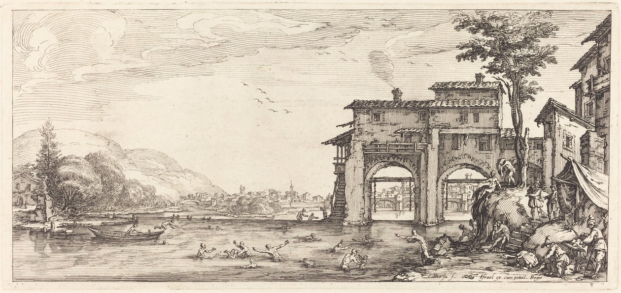 Die Badenden von Jacques Callot
