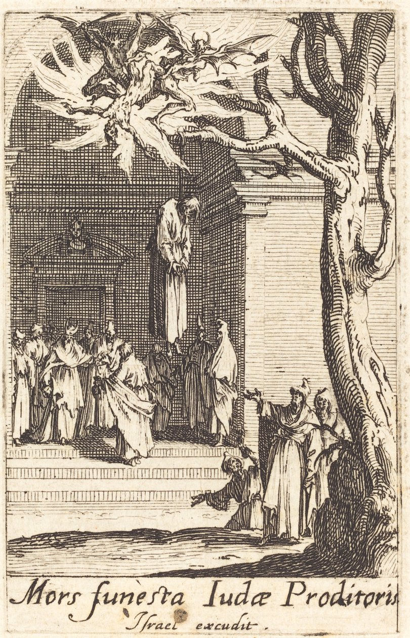Der Tod des Judas von Jacques Callot