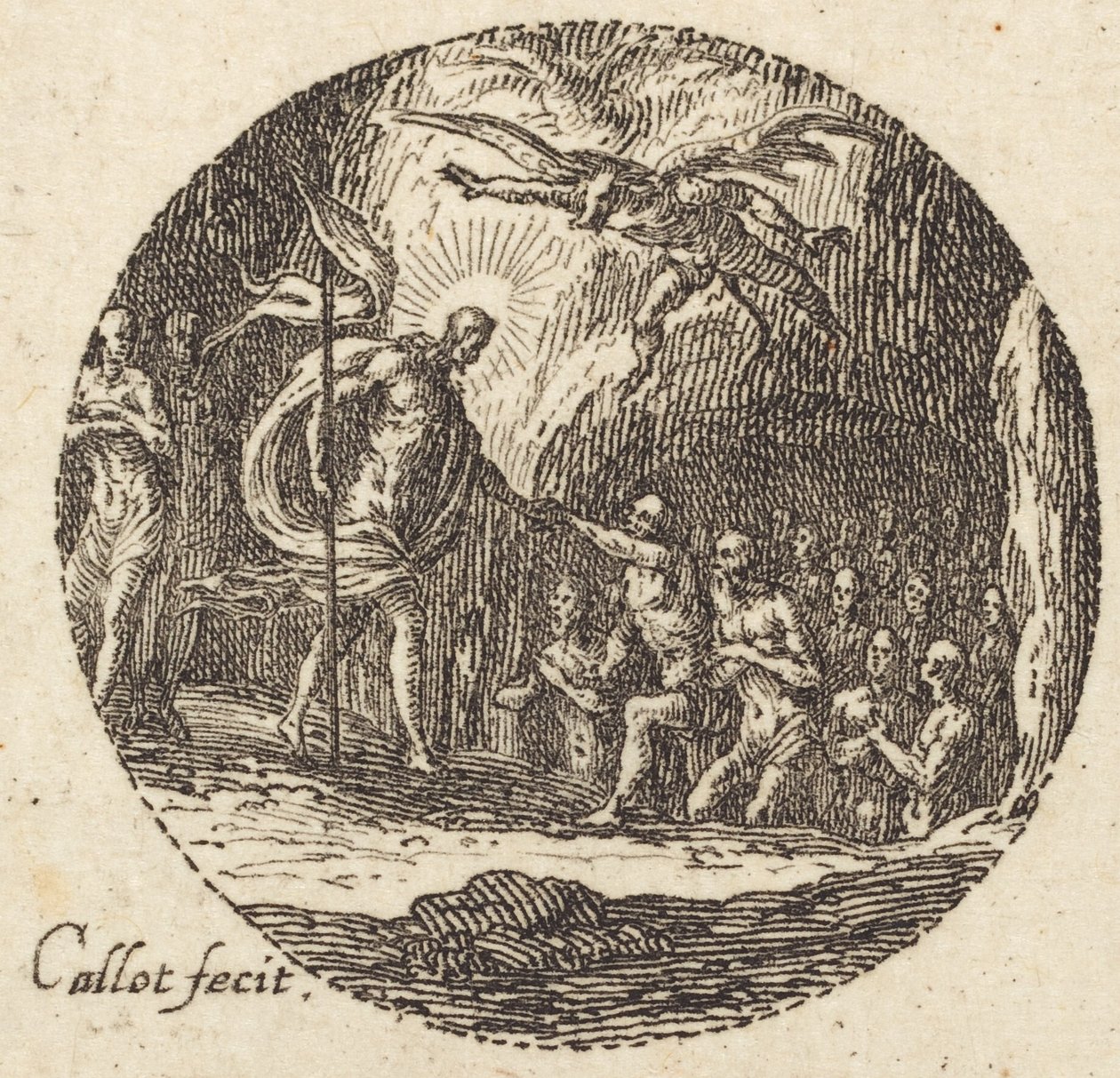 Die Grablegung von Jacques Callot
