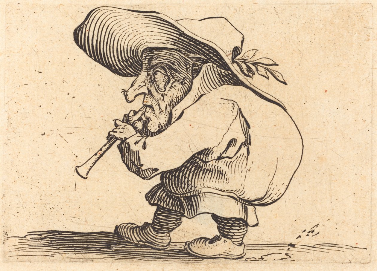 Der Flageolettspieler von Jacques Callot