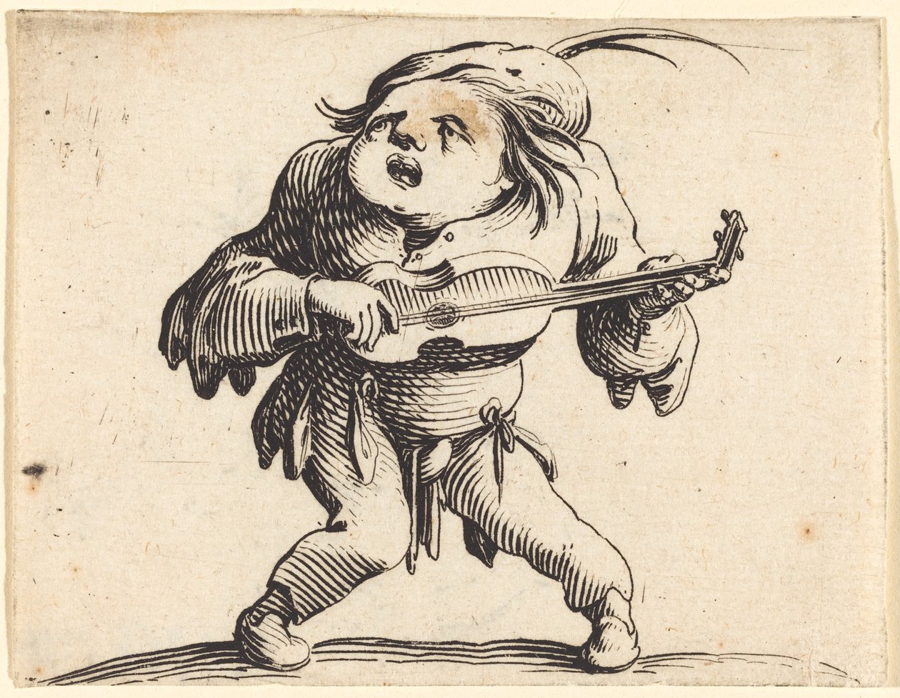 Der Gitarrenspieler von Jacques Callot