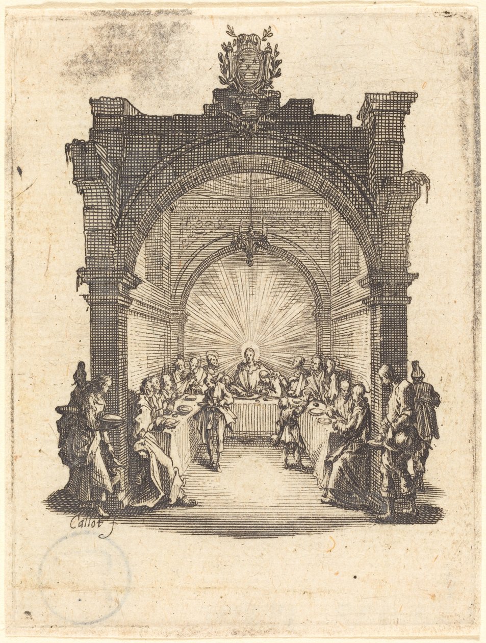 Das letzte Abendmahl von Jacques Callot