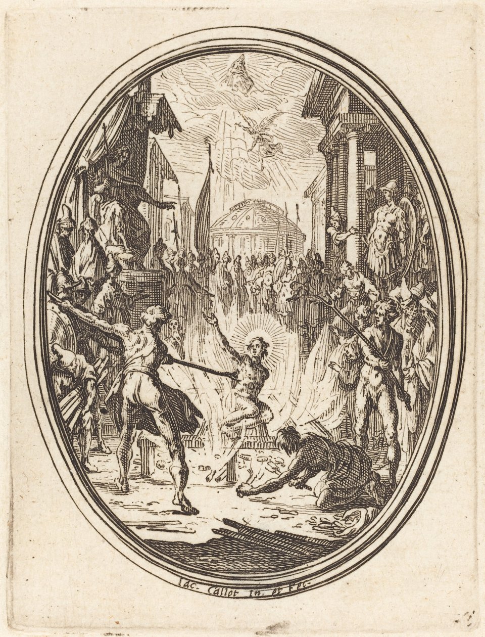 Das Martyrium des Heiligen Laurentius von Jacques Callot