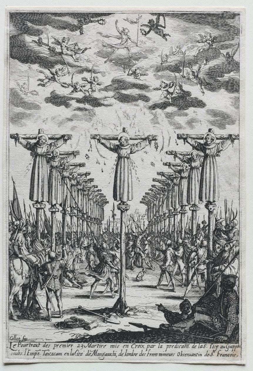 Die Märtyrer von Japan von Jacques Callot
