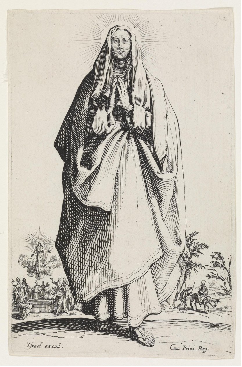Die Jungfrau Maria von Jacques Callot