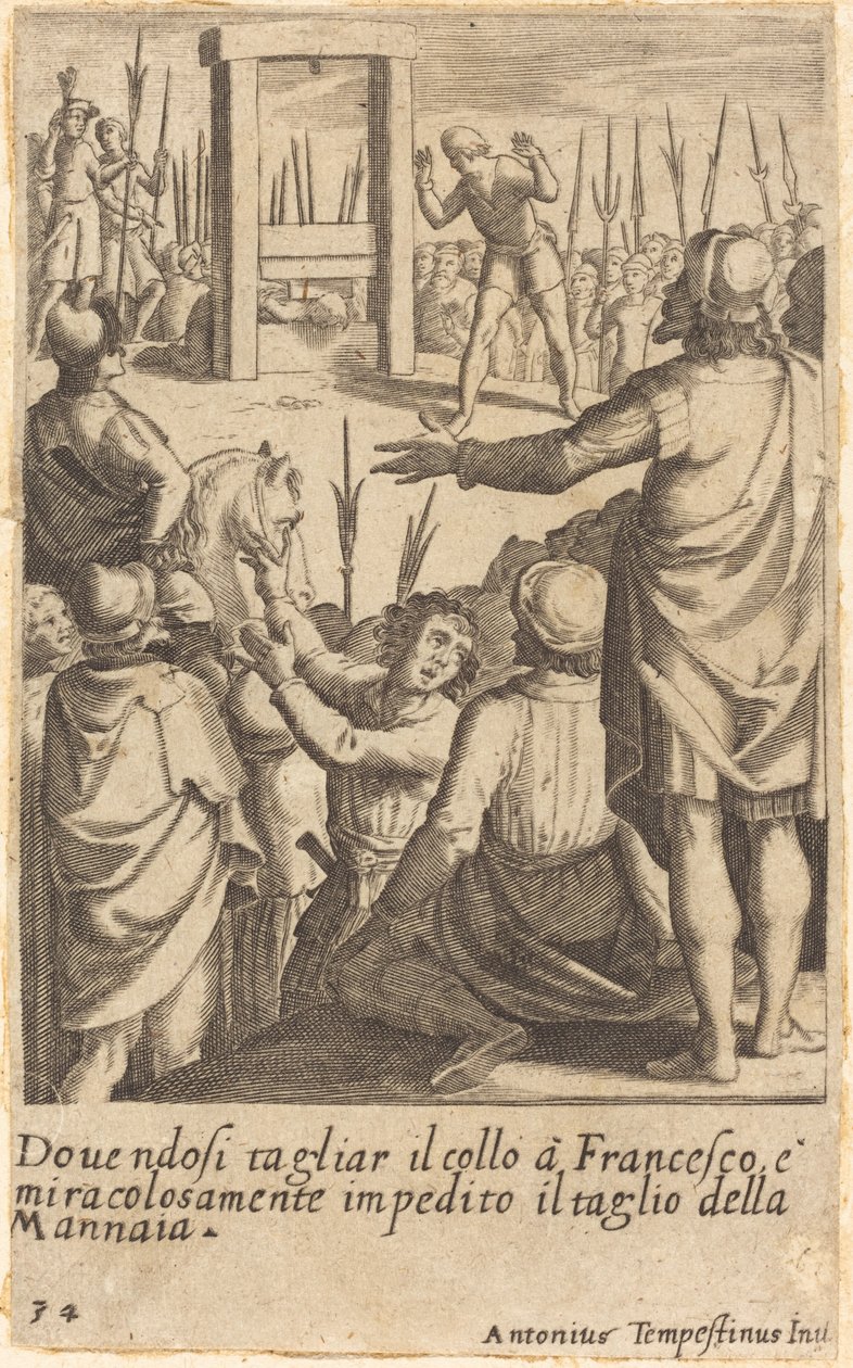 Francesco von Jacques Callot after Antonio Tempesta