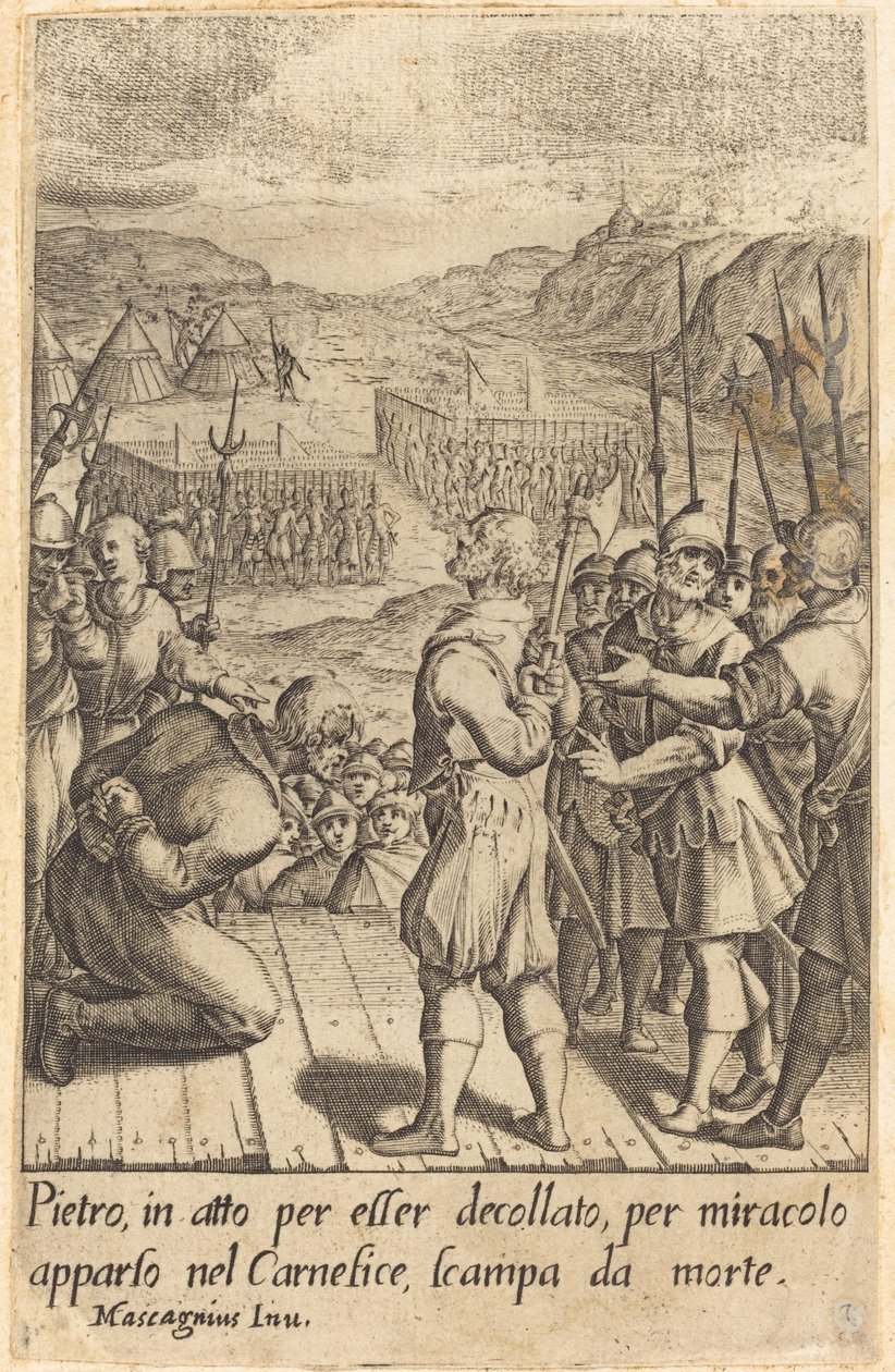 Der Henker von Jacques Callot after Donato Mascagni