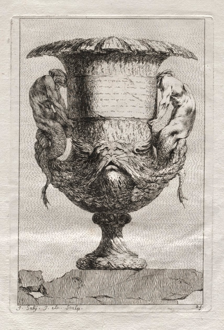Vasensuite: Platte 29 von Jacques François Saly