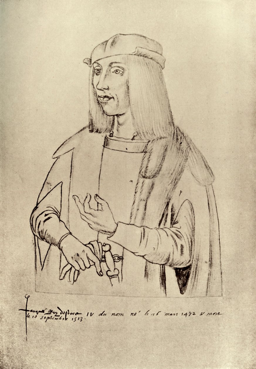 James IV, König von Schottland, 1909 von Jacques Leboucq