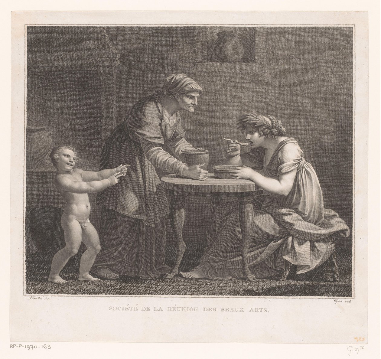 Verspottung von Ceres von Jacques Louis Copia