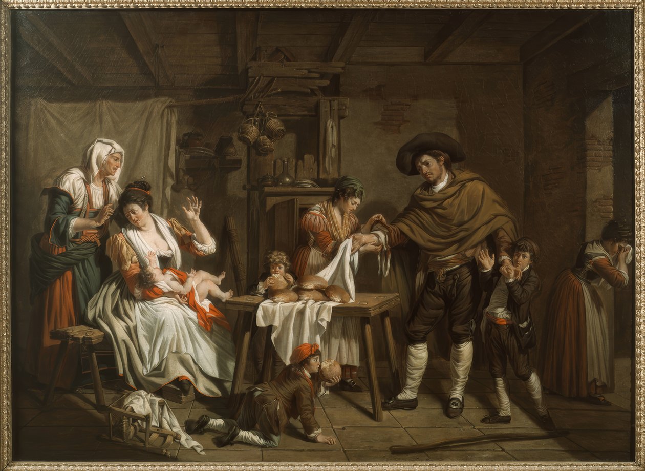 Das Selbstopfer eines Familienvaters von Jacques Sablet