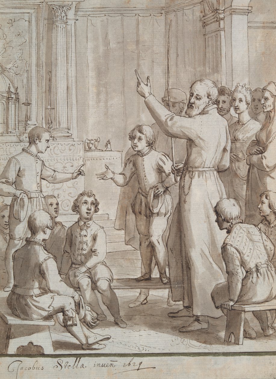 Der heilige Philipp als Lehrer von Jacques Stella