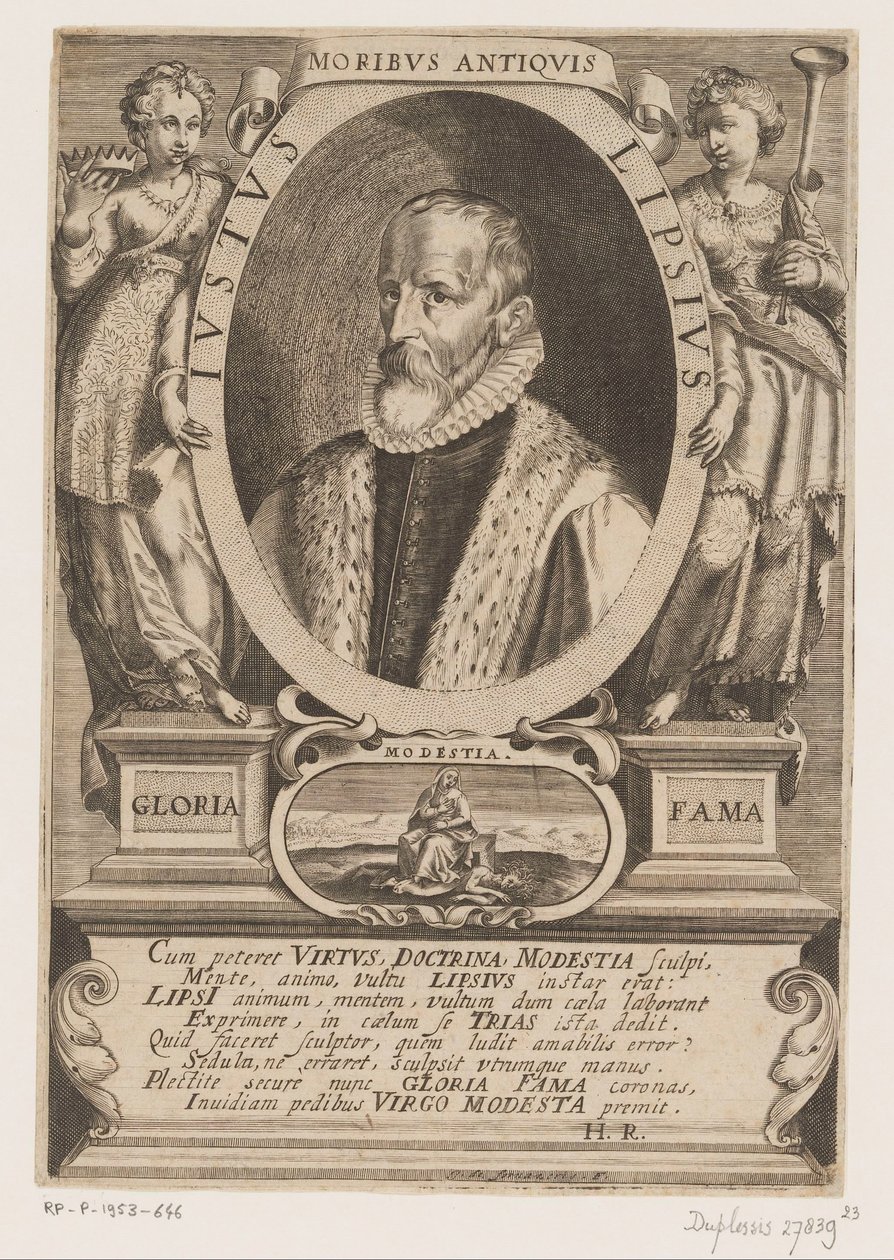 Porträt von Justus Lipsius von Jacques de Fornazeris