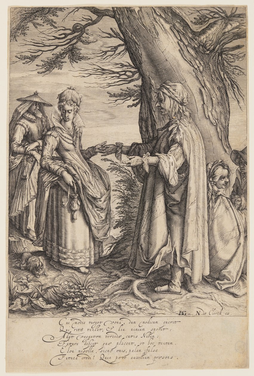 Wahrsagerin von Jacques de Gheyn II