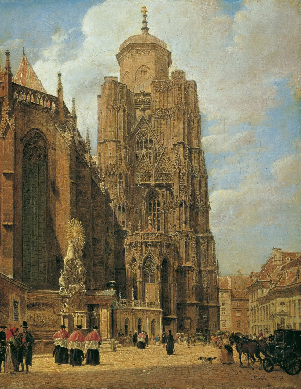 Der Stephansdom in Wien von Jakob Alt