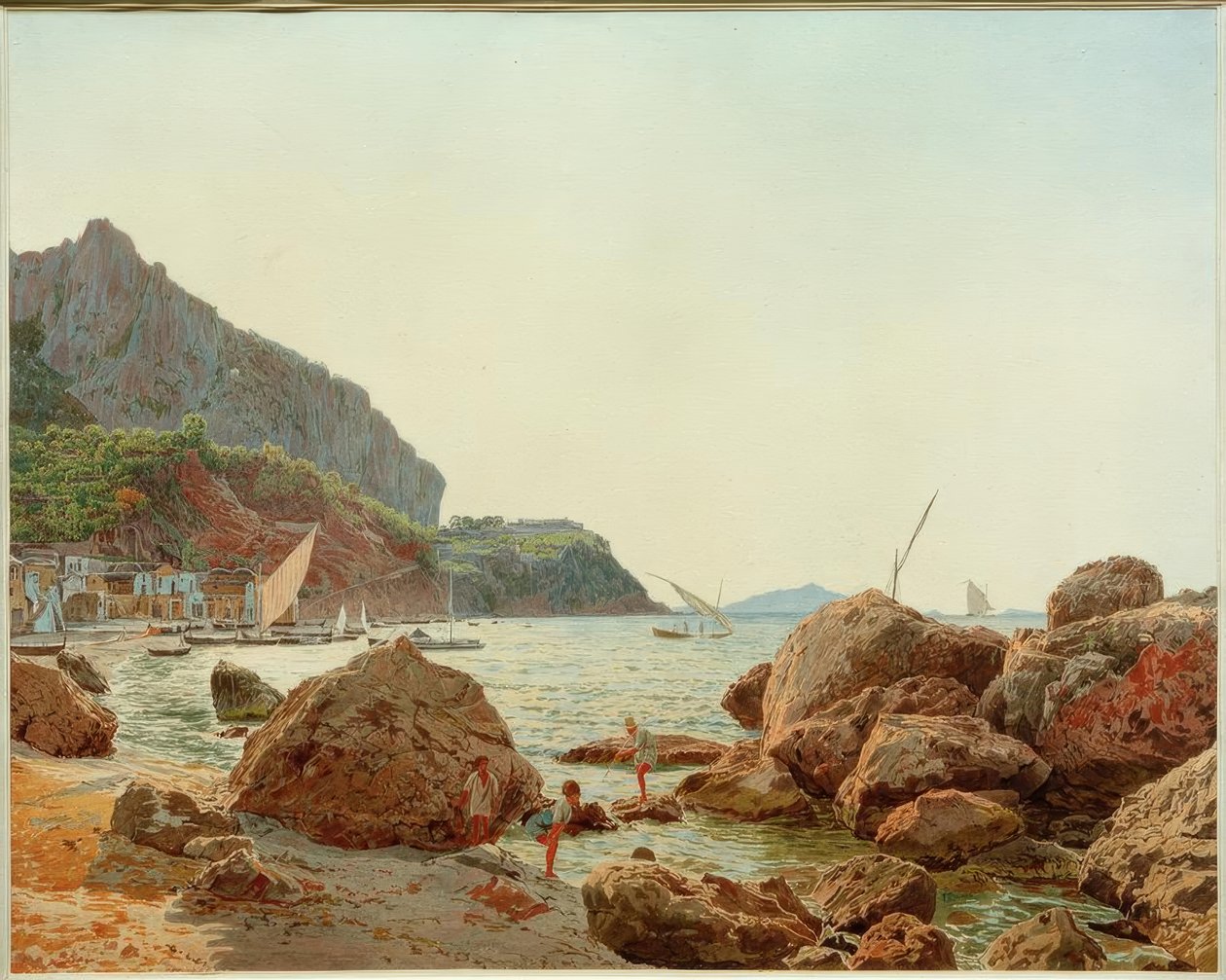 Die große Marine auf der Insel Capri von Jakob Alt