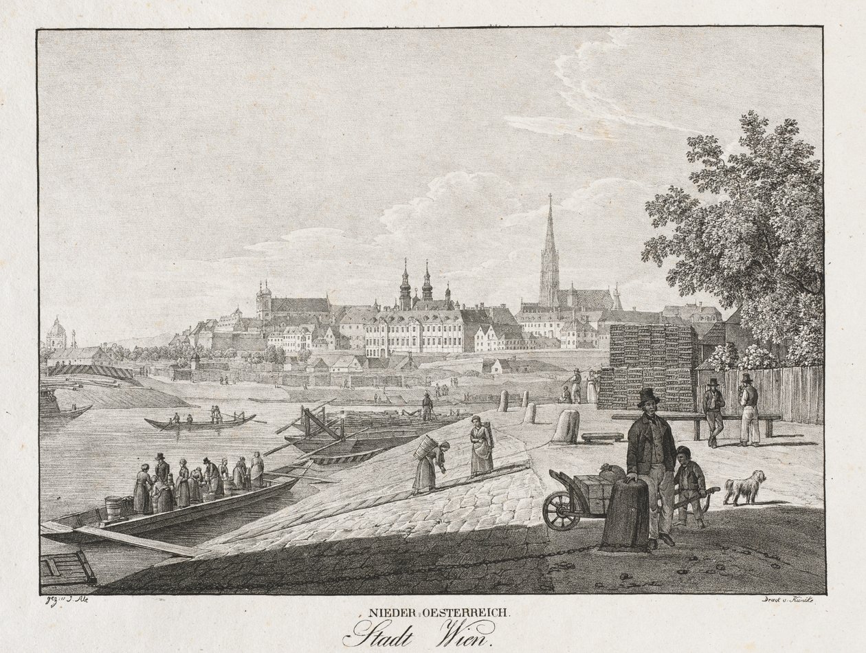 Niederösterreich, Stadt Wien von Jakob Alt