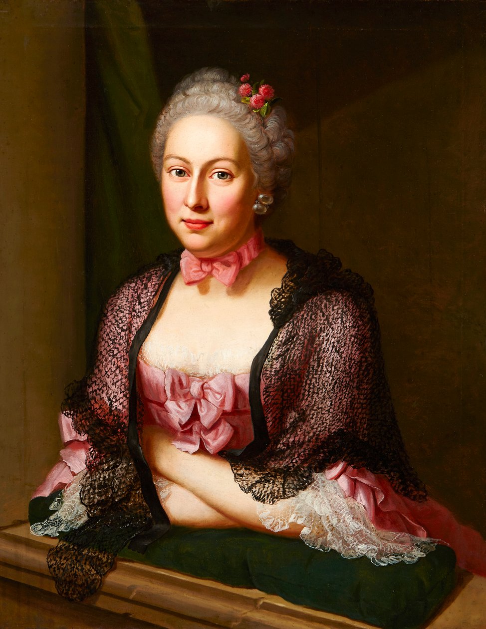 Emanuel Handmann, Bildnis Elisabeth Tscharner, 1763 von Jakob Emanuel Handmann