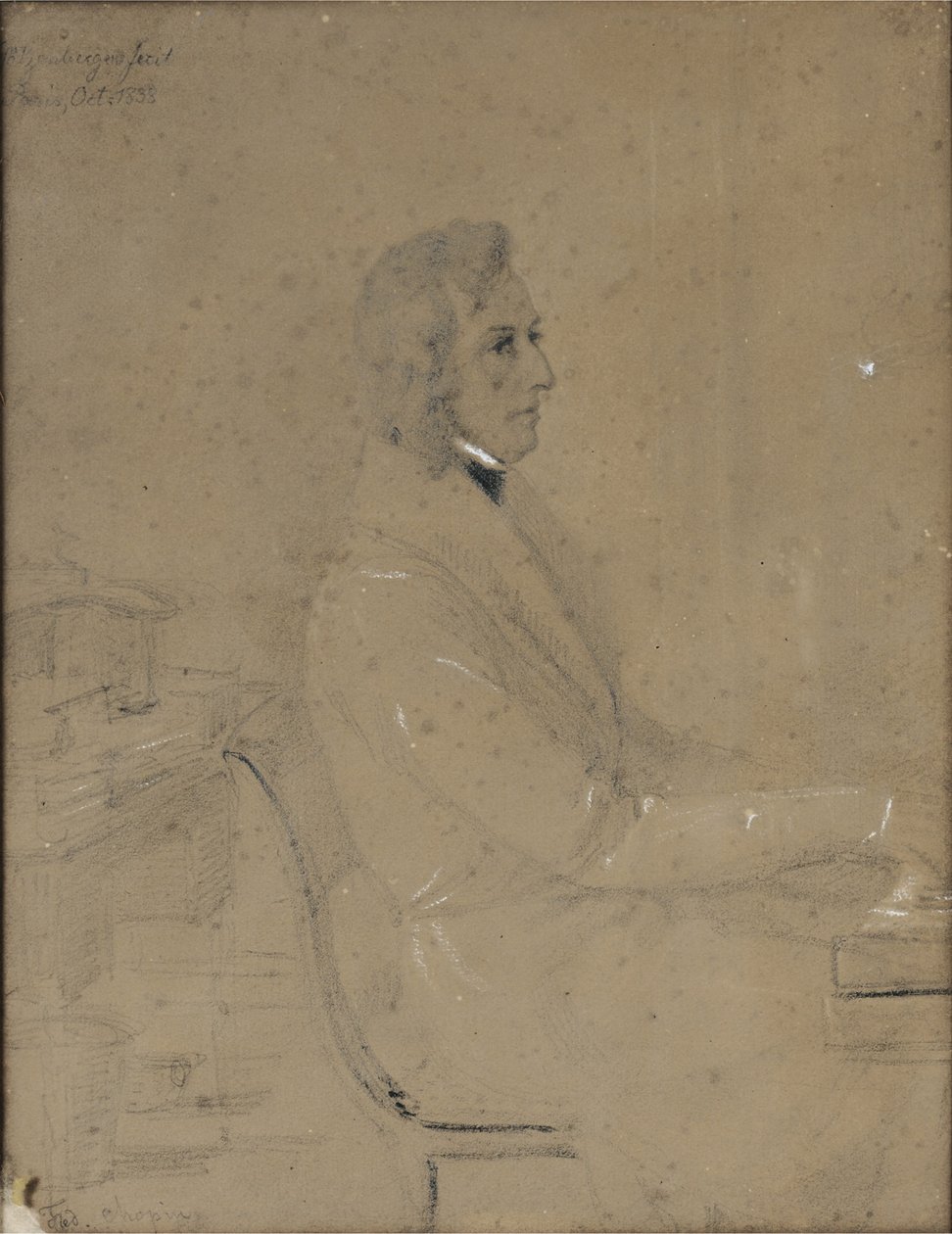 Frédéric Chopin am Klavier von Jakob Götzenberger