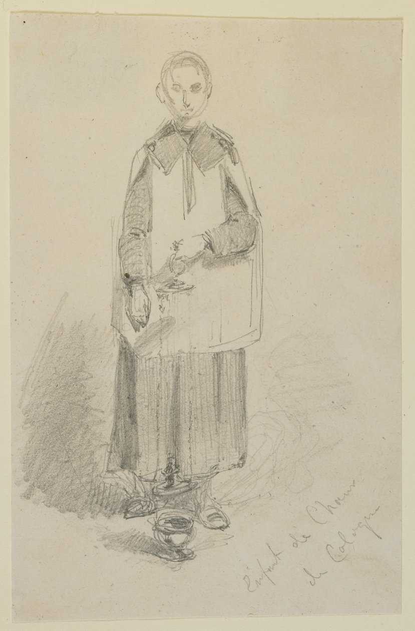 Chorknabe aus Köln, 1858 von James Abbott McNeill Whistler