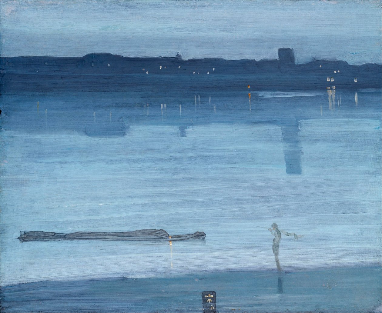 Nocturne - Blau und Silber von James Abbott McNeill Whistler