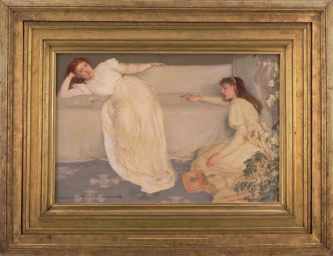 Symphonie in Weiß, Nr. III, 1865-67 von James Abbott McNeill Whistler