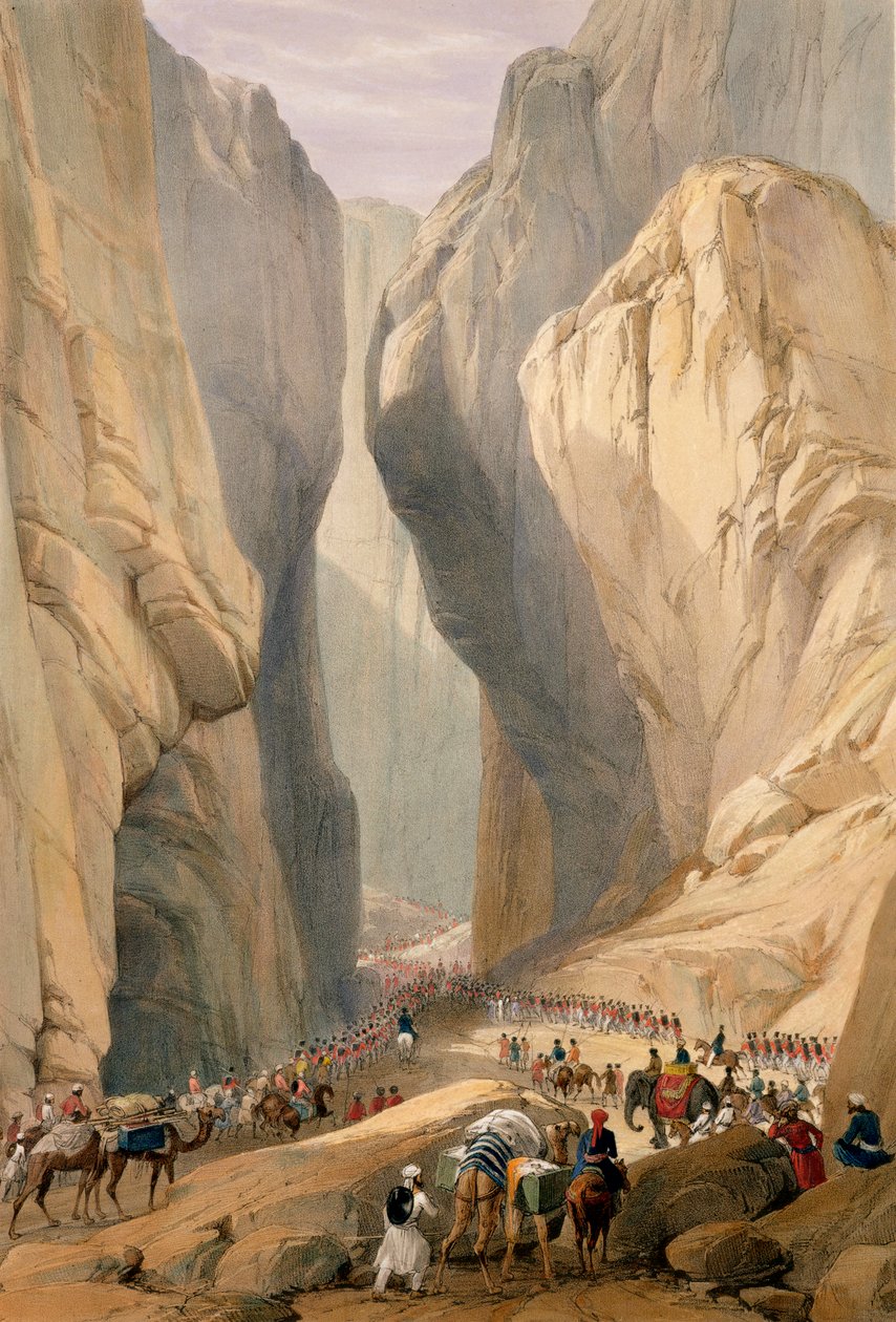 Eingang zum Bolan-Pass von Dadur, aus 