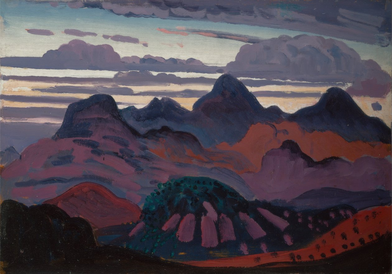 Tiefes Zwielicht, Pyrenäen von James Dickson Innes