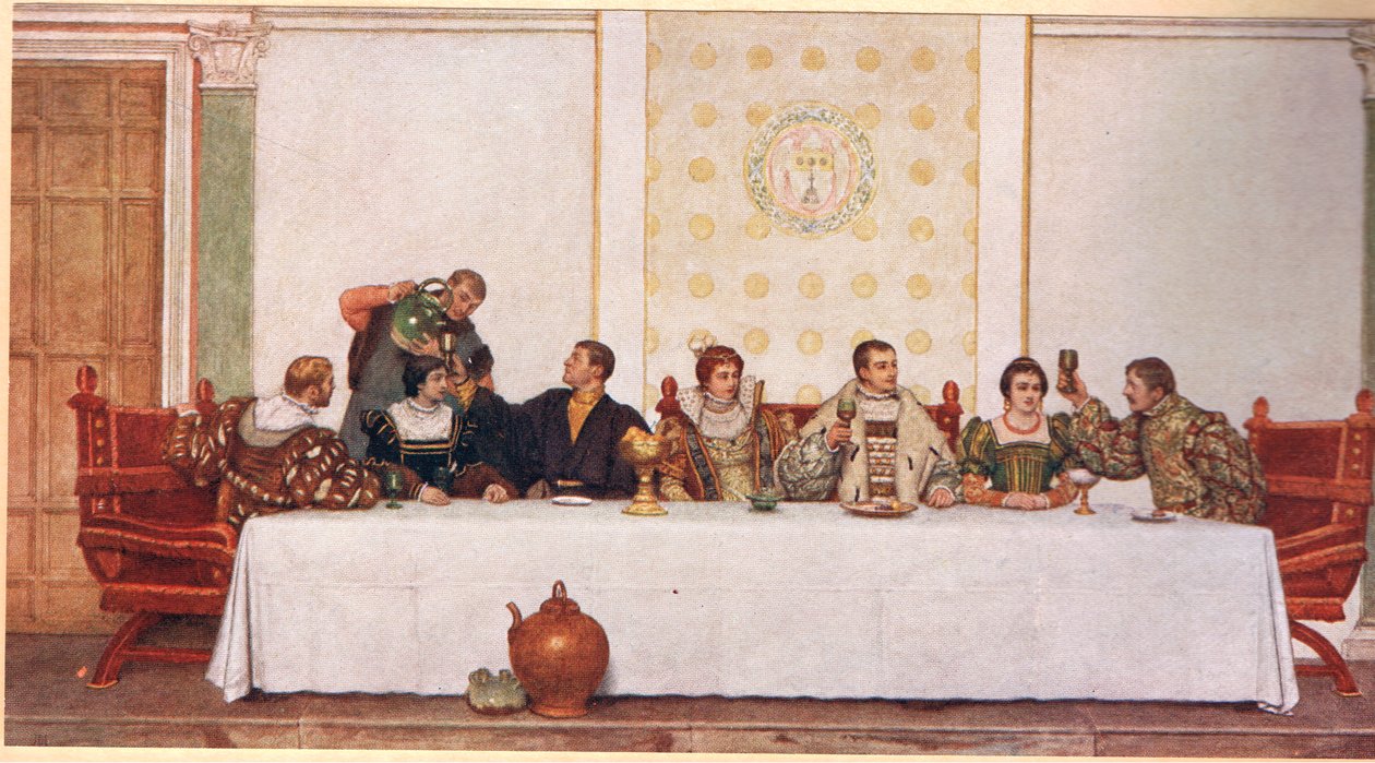 Das Hochzeitsfest, Illustration aus 