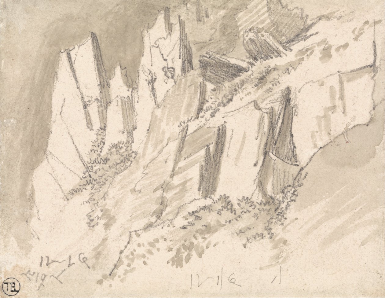 Eine felsige Anhöhe von James Ward