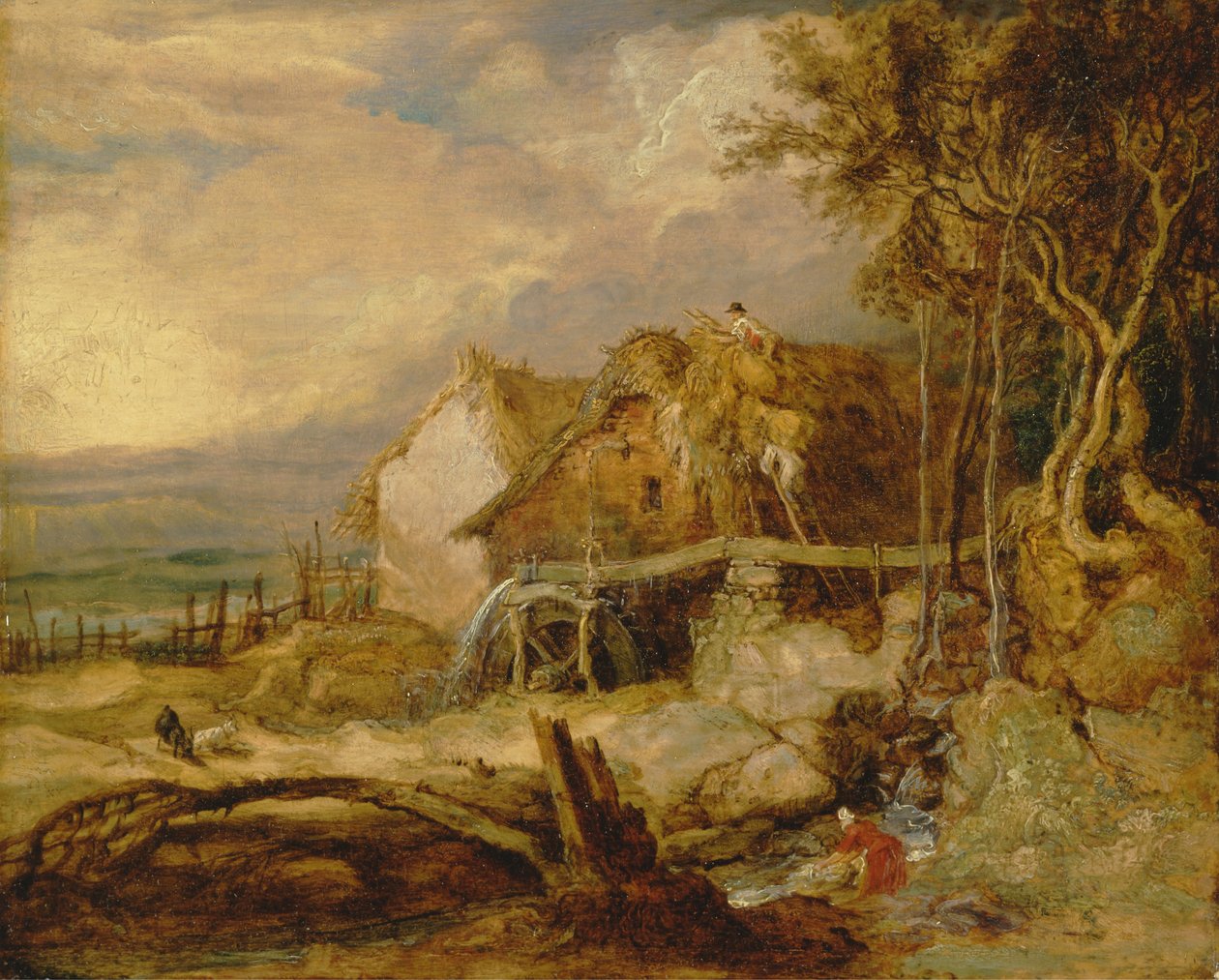 Eine oberschlächtige Mühle von James Ward