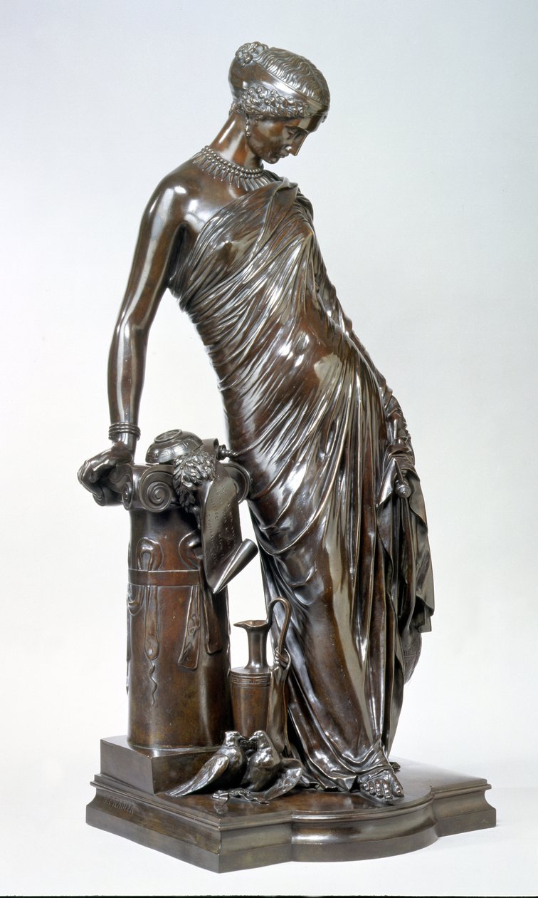 Stehende Sappho von James Pradier