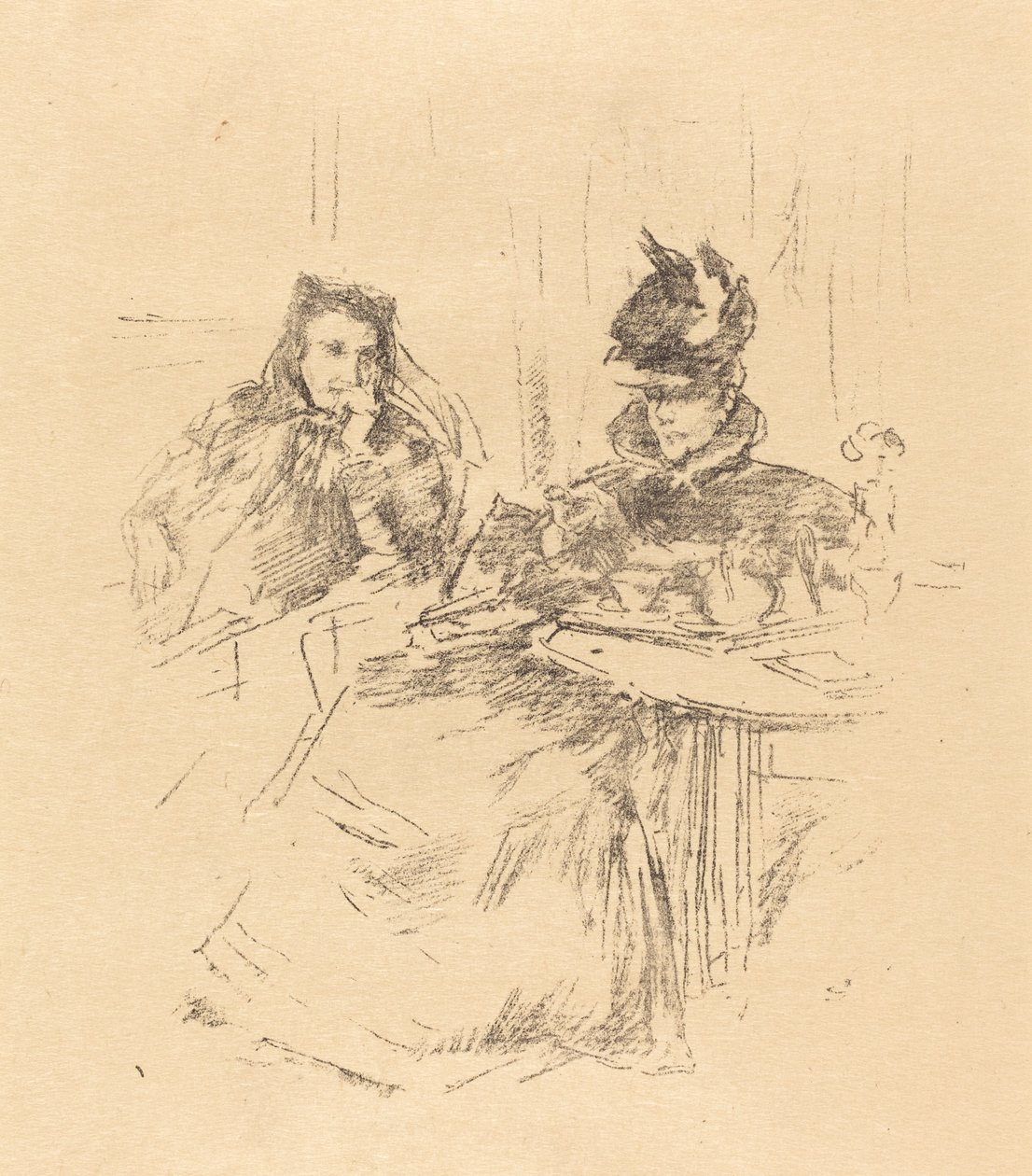Nachmittagstee, 1897 von James Abbott McNeill Whistler