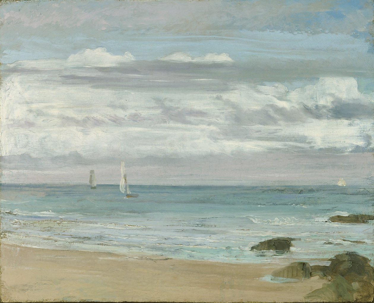 Blau und Silber: Trouville, um 1865 von James Abbott McNeill Whistler