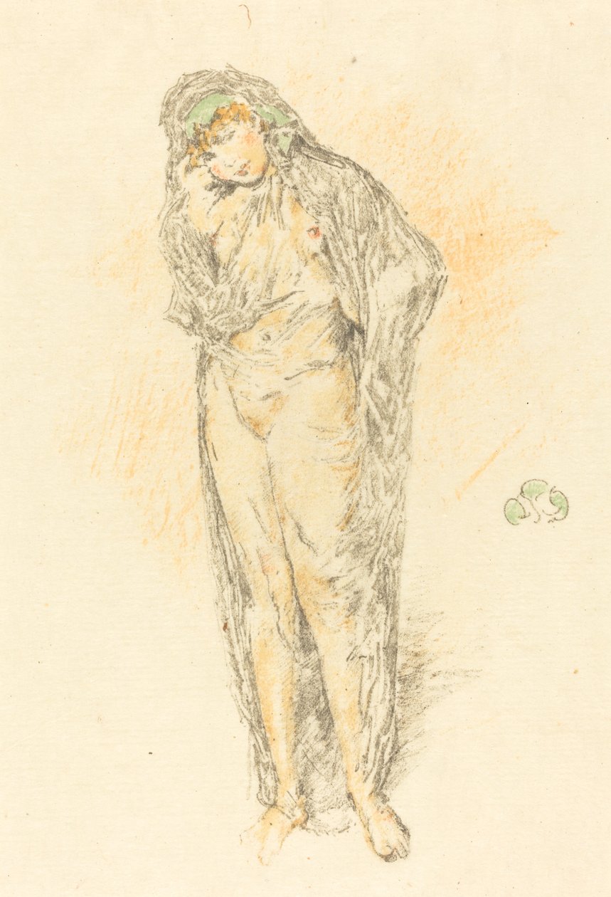 Gekleidete Figur, stehend von James Abbott McNeill Whistler