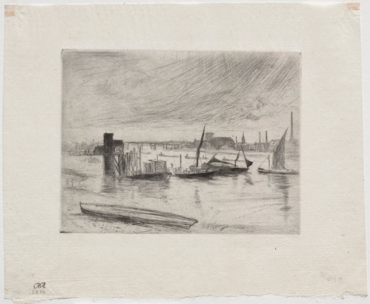 Früher Morgen, Battersea von James Abbott McNeill Whistler