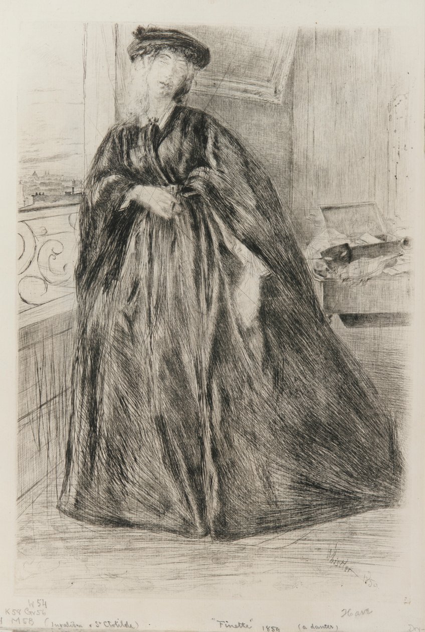Finette, 1859 von James Abbott McNeill Whistler