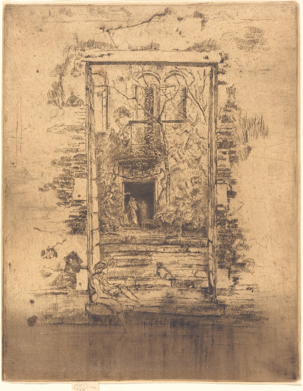 Garten, 1880 von James Abbott McNeill Whistler