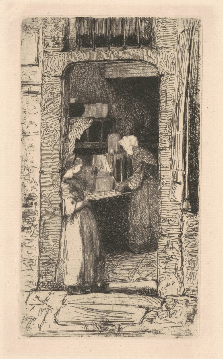 Die Senfhändlerin, 1858 von James Abbott McNeill Whistler