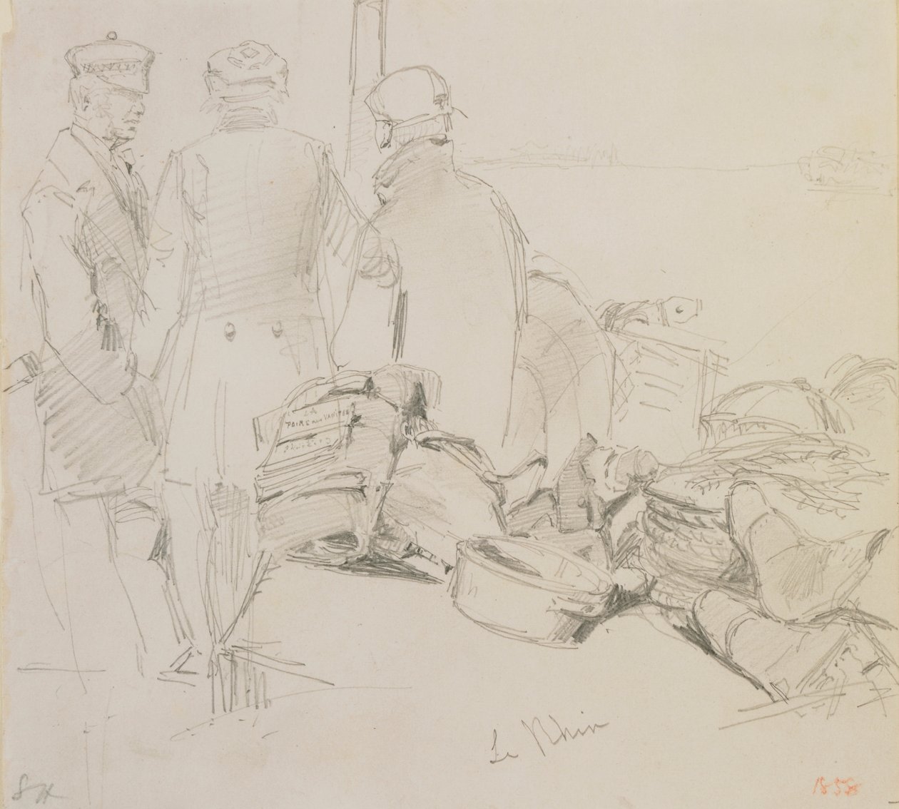 Der Rhein, 1858 von James Abbott McNeill Whistler