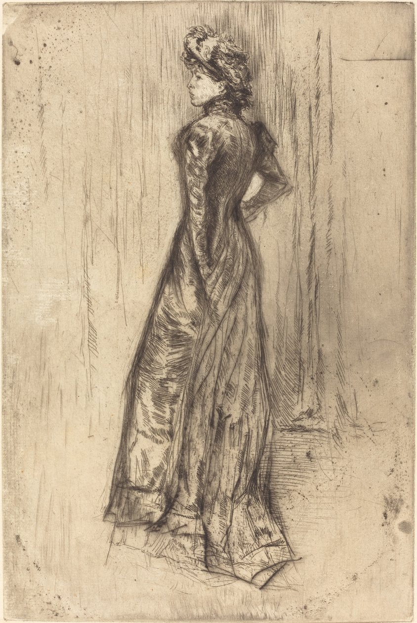 Maud, stehend, ca. 1873 von James Abbott McNeill Whistler