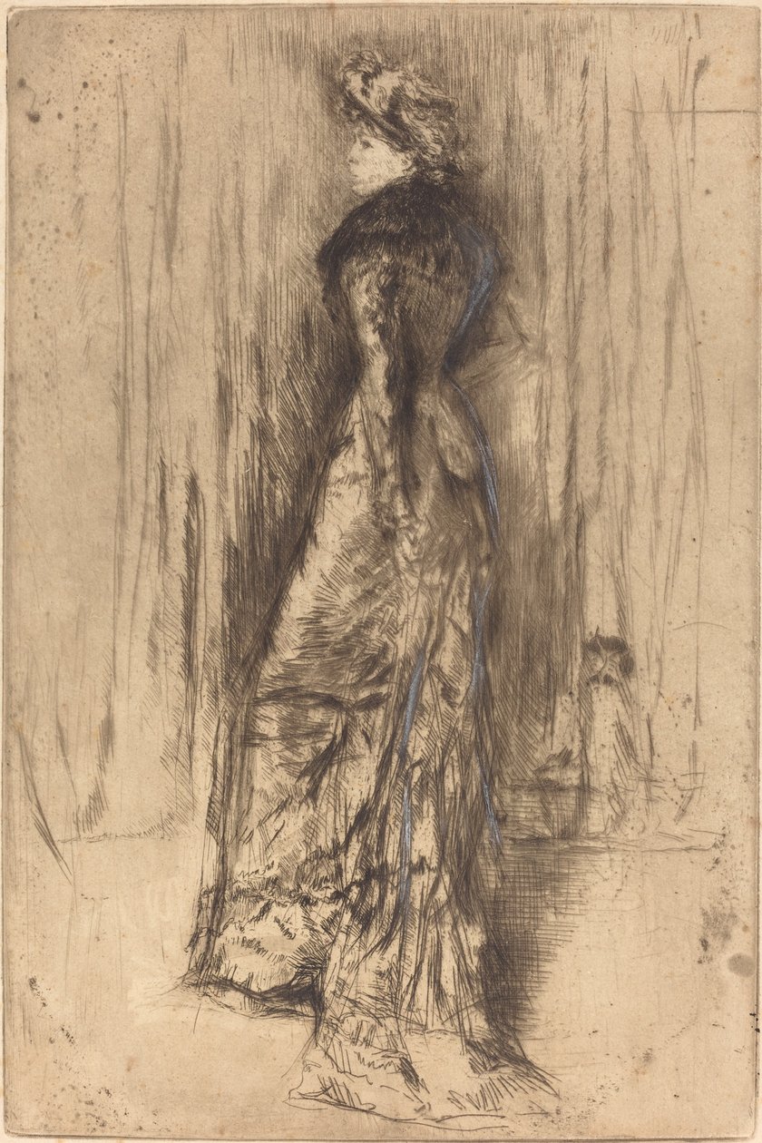 Maud, stehend, ca. 1873 von James Abbott McNeill Whistler
