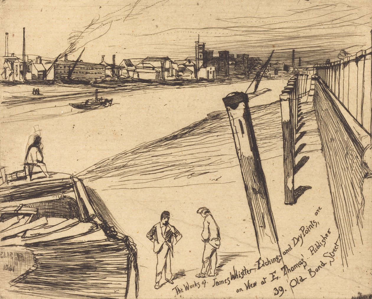 Millbank, 1861 von James Abbott McNeill Whistler